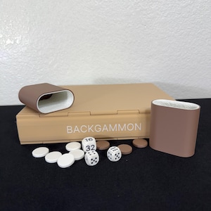 PlayBook'd Backgammon Board Game Set - Customizable Title & Font
