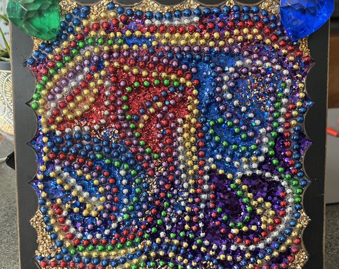 Repurposed Wood Sign - Swirls