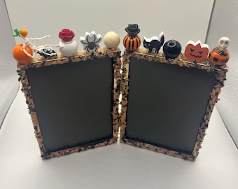 Decorative double picture frame, 3x4