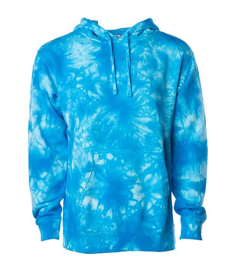 Tie Dye Hoodie • Unisex 9oz Midweight Sweatshirt image 2