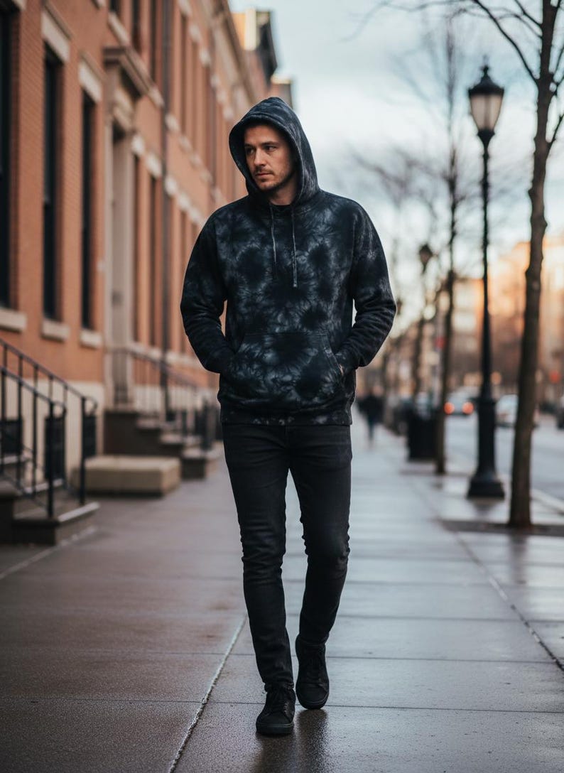 Tie Dye Hoodie • Unisex 9oz Midweight Sweatshirt image 7