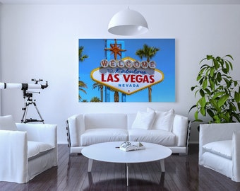 Fabulous - Printable art photography of Las Vegas neon sign , downloadable print