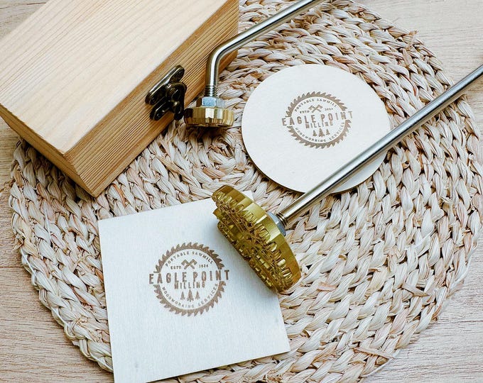 Personalized Wood Branding Iron- Electric Leather Branding Iron- Food Brand Iron- Stamp For Burger Buns, Meat, Cakes- Gifts for Woodworkers