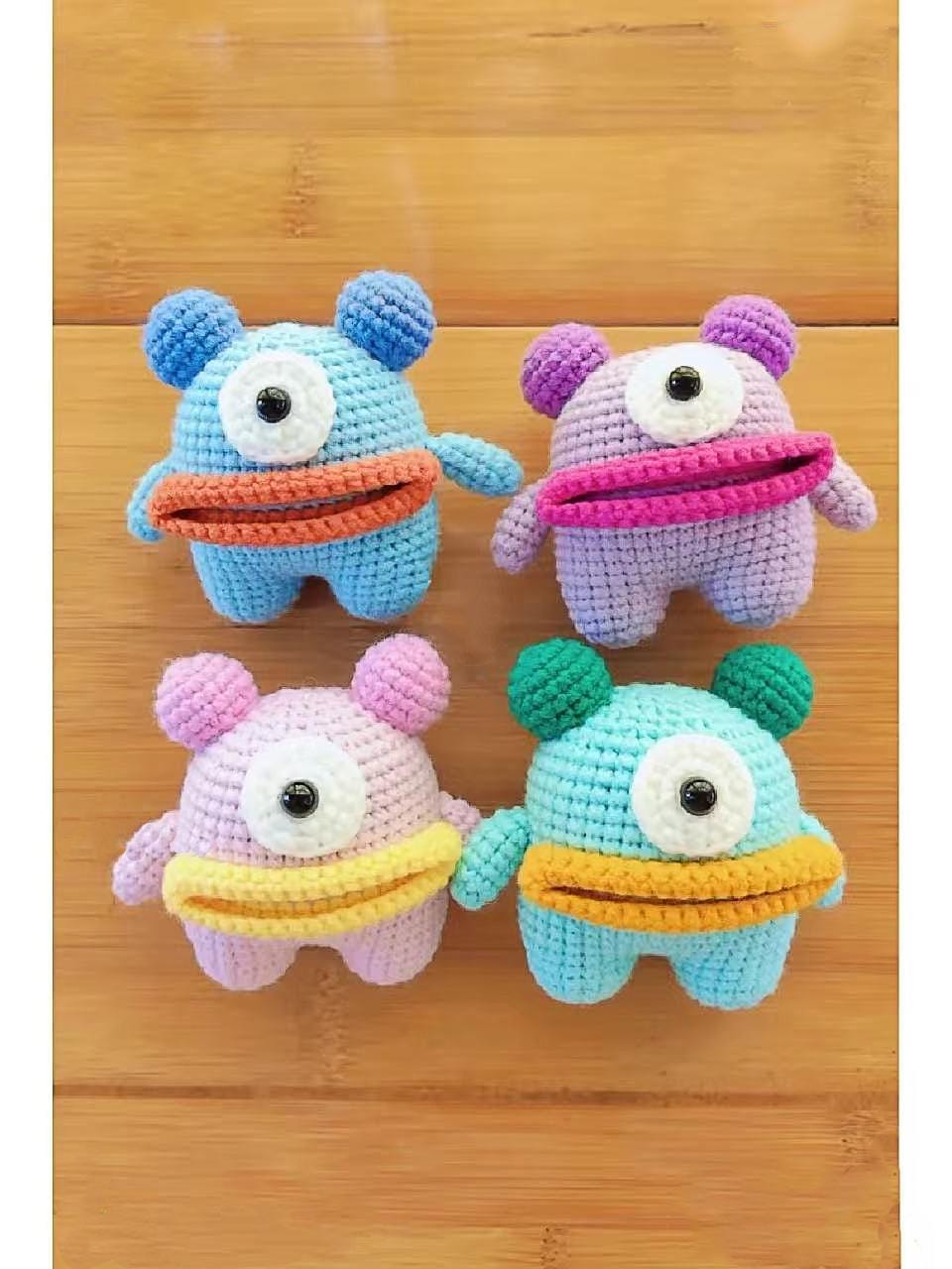 Crochet big mouth pattern - Etsy 日本
