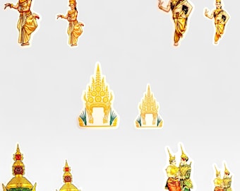 Khmer Aufkleber von Rachana Co