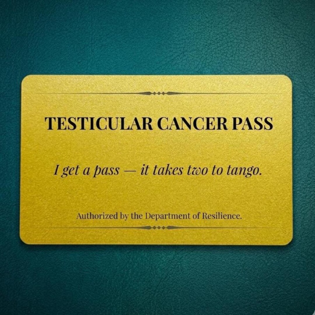 Testicular Cancer Survivor Gift Card – Funny Cancer Patient Gift ...