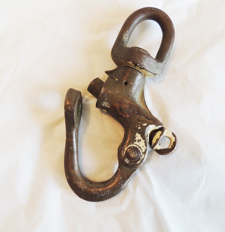 Antique Brass Quick Release Boat Anchor Chain Eye Shackle Swivel snap Hook