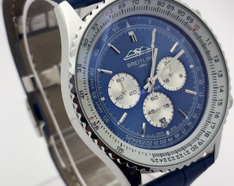 Zegarek męski na rękę z chronografem kwarcowym w stylu vintage