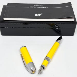 Vintage Montblanc fountain pen with elegant gift box with free shipping