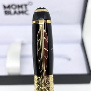 Vintage Montblanc fountain pen with elegant gift box with free shipping