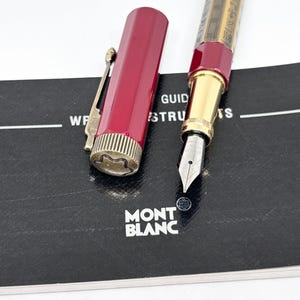 Vintage Montblanc fountain pen with elegant gift box with free shipping