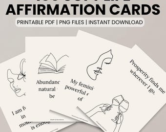Soft Life Reset, Printable Affirmation Cards For Women, Self Love Affirmation, Self Care Cards, Luxury Affirmation Cards, Personal Growth