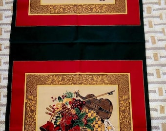 Christmas pillow panel