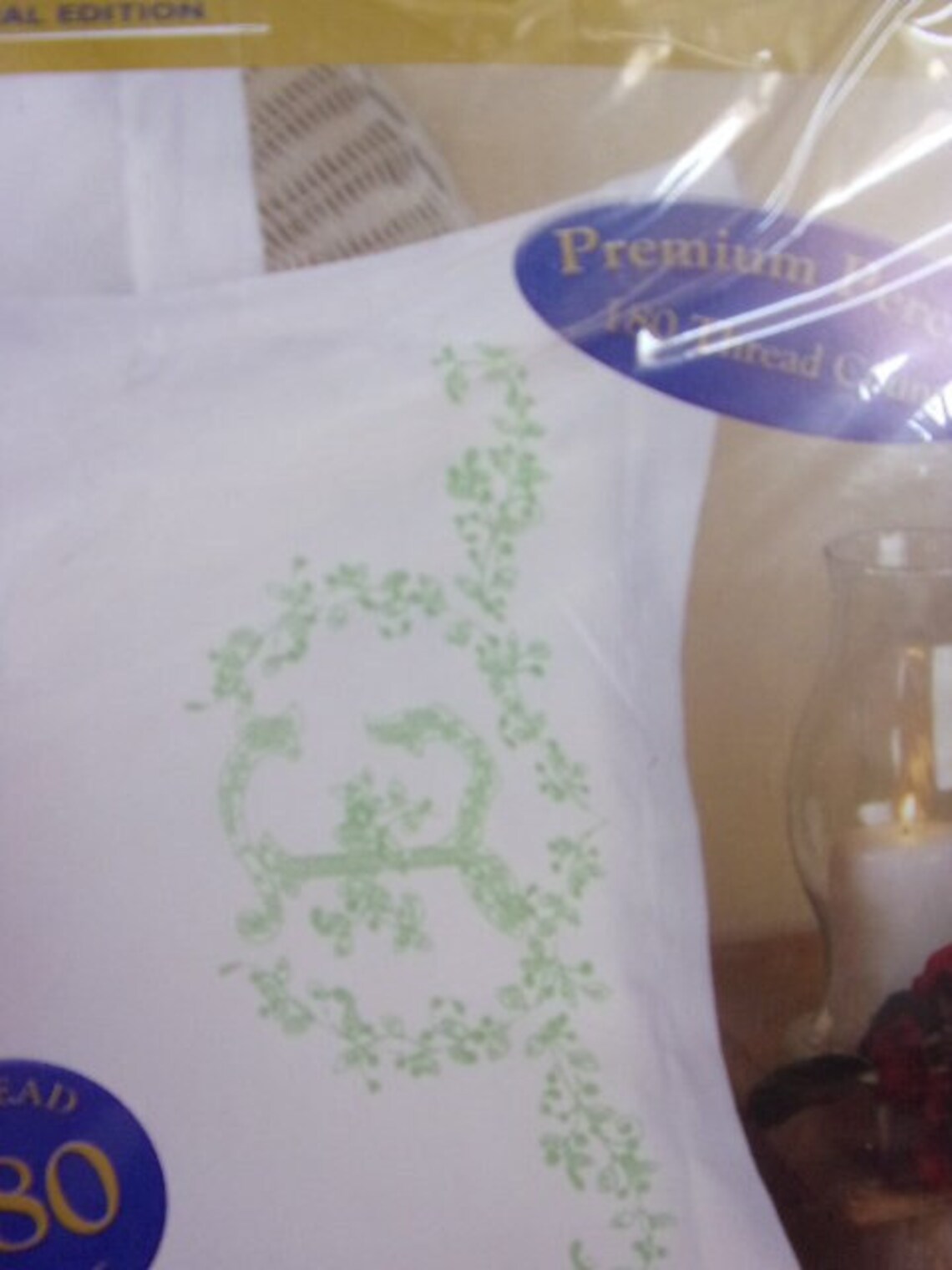 Bucilla Pillowcases Set Embroidered Pillowcases Crossstitch Etsy