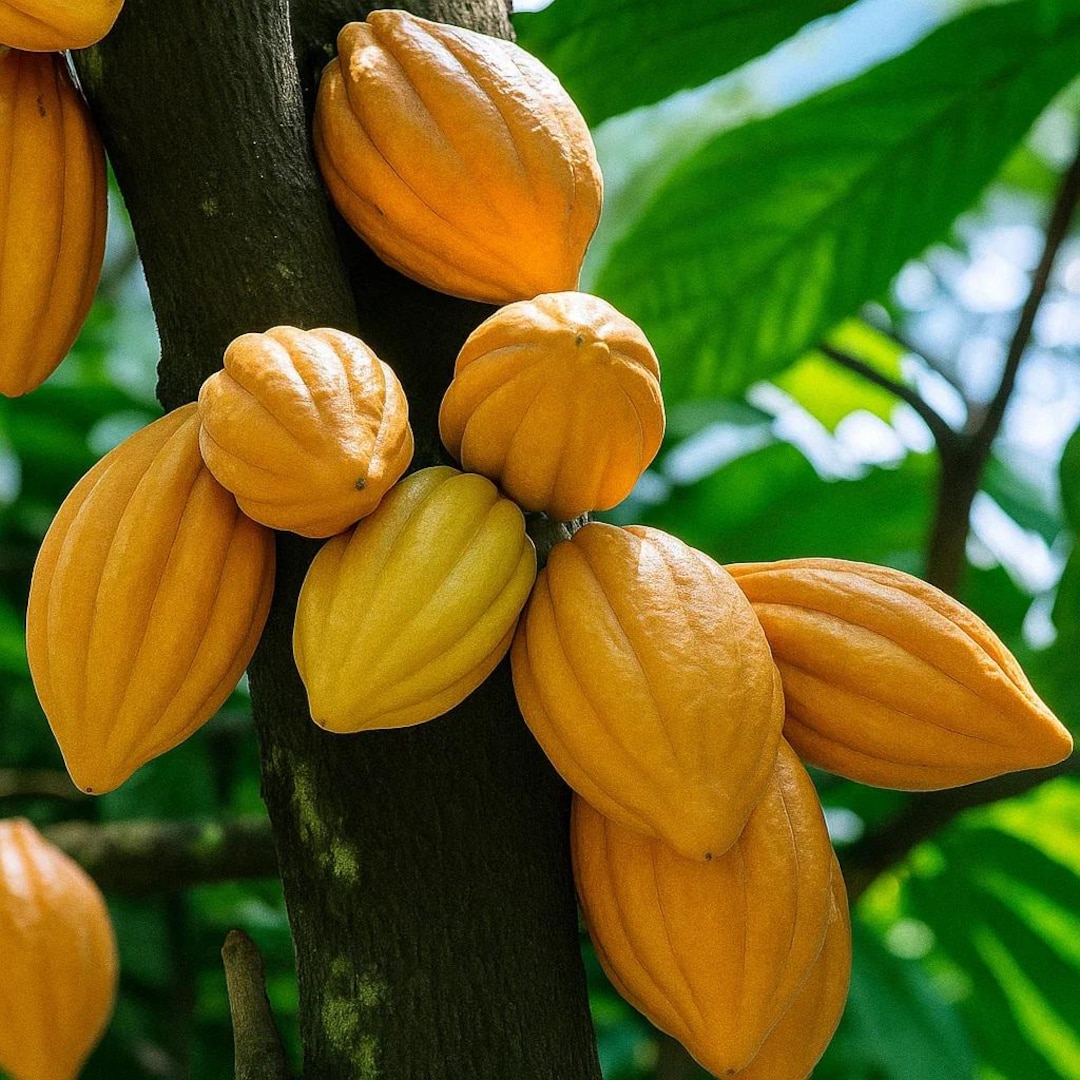 Trinitario Cacao Tree: Live Cocoa Chocolate Fruit Tree - Potted Plant ...