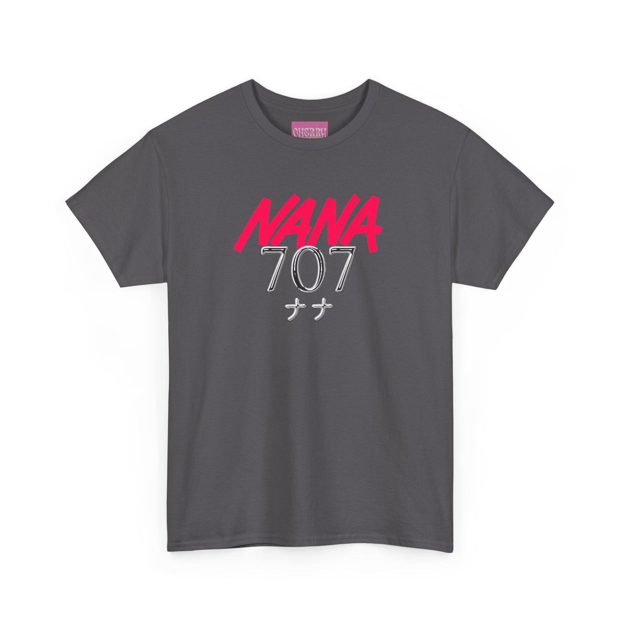 【Nao♡】 NANA 707 Graphic Tee - Retro Unisex Cotton T-shirt | Nana & Hachi