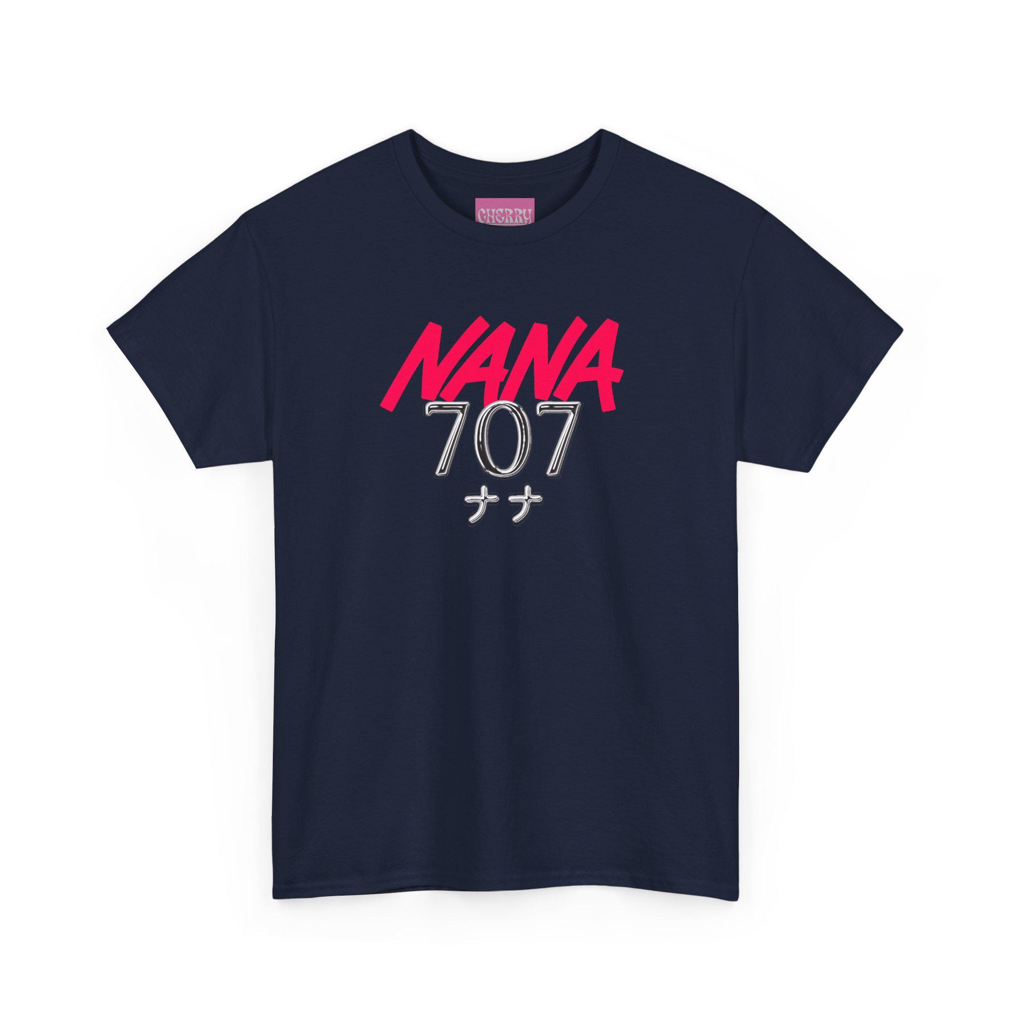 NANA 707 Graphic Tee - Retro Unisex Cotton T-shirt | Nana & Hachi