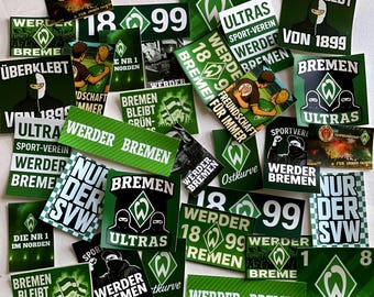 32 Bremen Ultra stickers / Weerbestendig / Stickers ruilen en verhandelen
