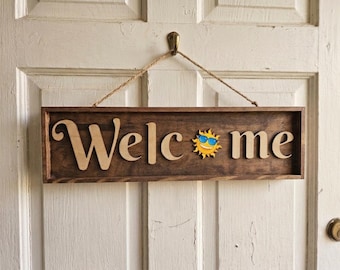 Interchangeable Welcome Sign!