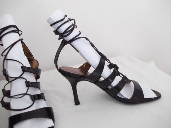 Black gladiator heel deals