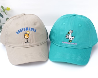 Embroidered Hat Personalized Text/Logo Baseball Hat Custom Dad Cap Bachelorette hats Unisex Baseball Cap Sorority hat Gifts for new dad mom