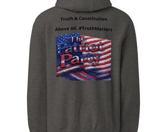 Truth & Constitution Unisex premium mid-weight hoodie