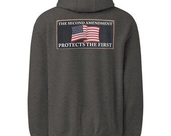 1st & 2nd Amendment Unisex premium mid-weight hoodie