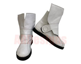 Clone Trooper Leather Cosplay Boots: Star Wars 501st Armor, Handmade