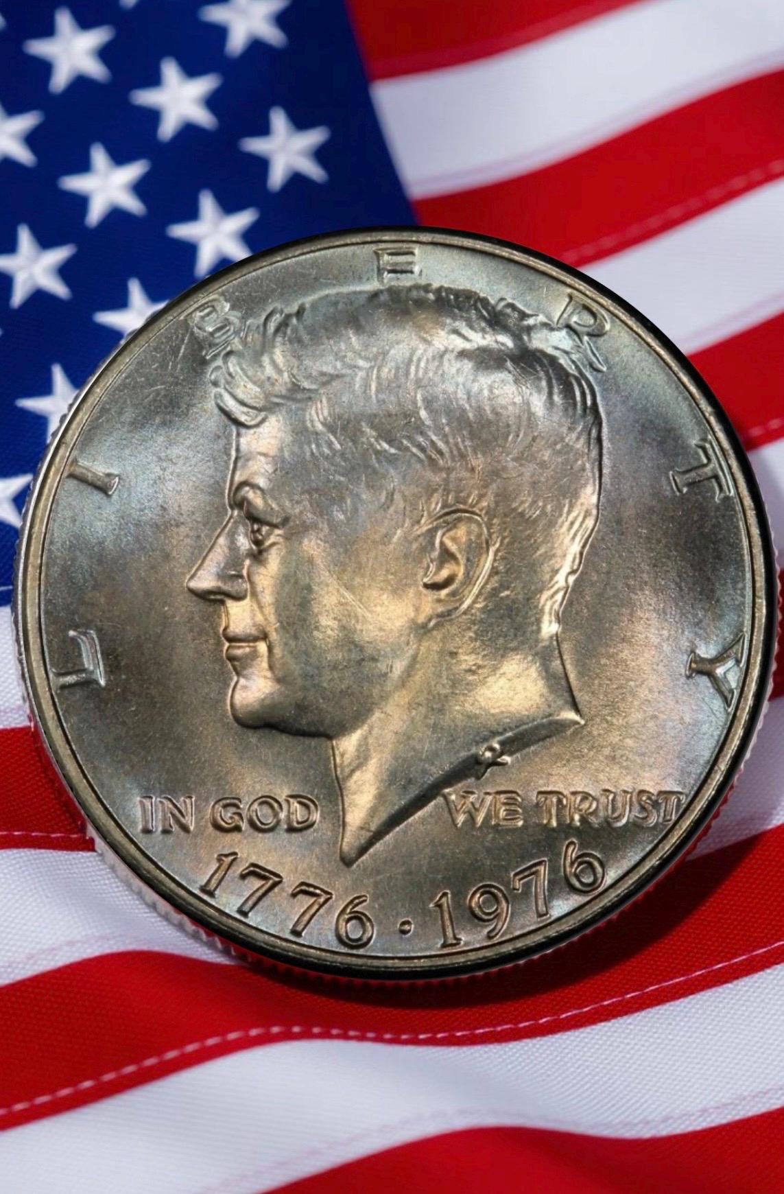 Kennedy half dollar 1776 1976 - Etsy 日本