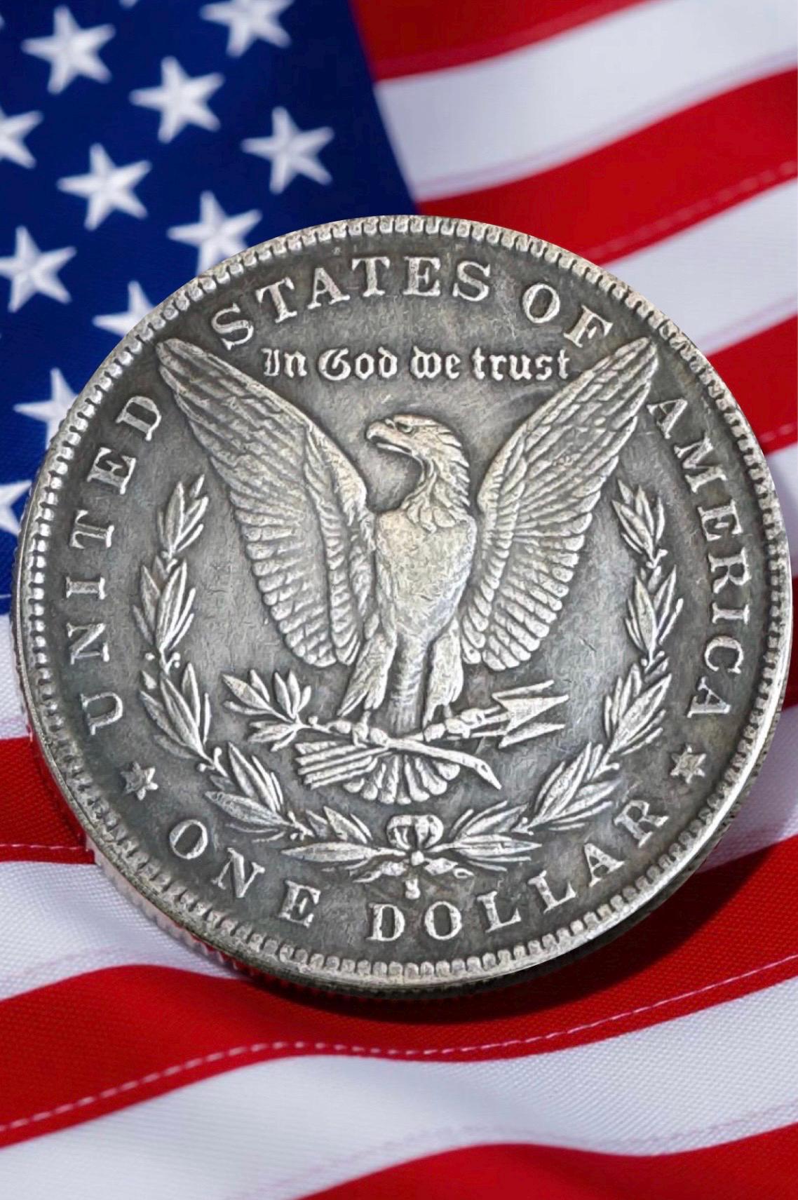 1878 Morgan Dollar Copy | Liberty Head Silver-tone Token Coin ...