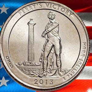 2013 P & D Fort McHenry National Monument Quarter Circulated US Mint 25C Coin Collectible Maryland Star-Spangled Banner Design