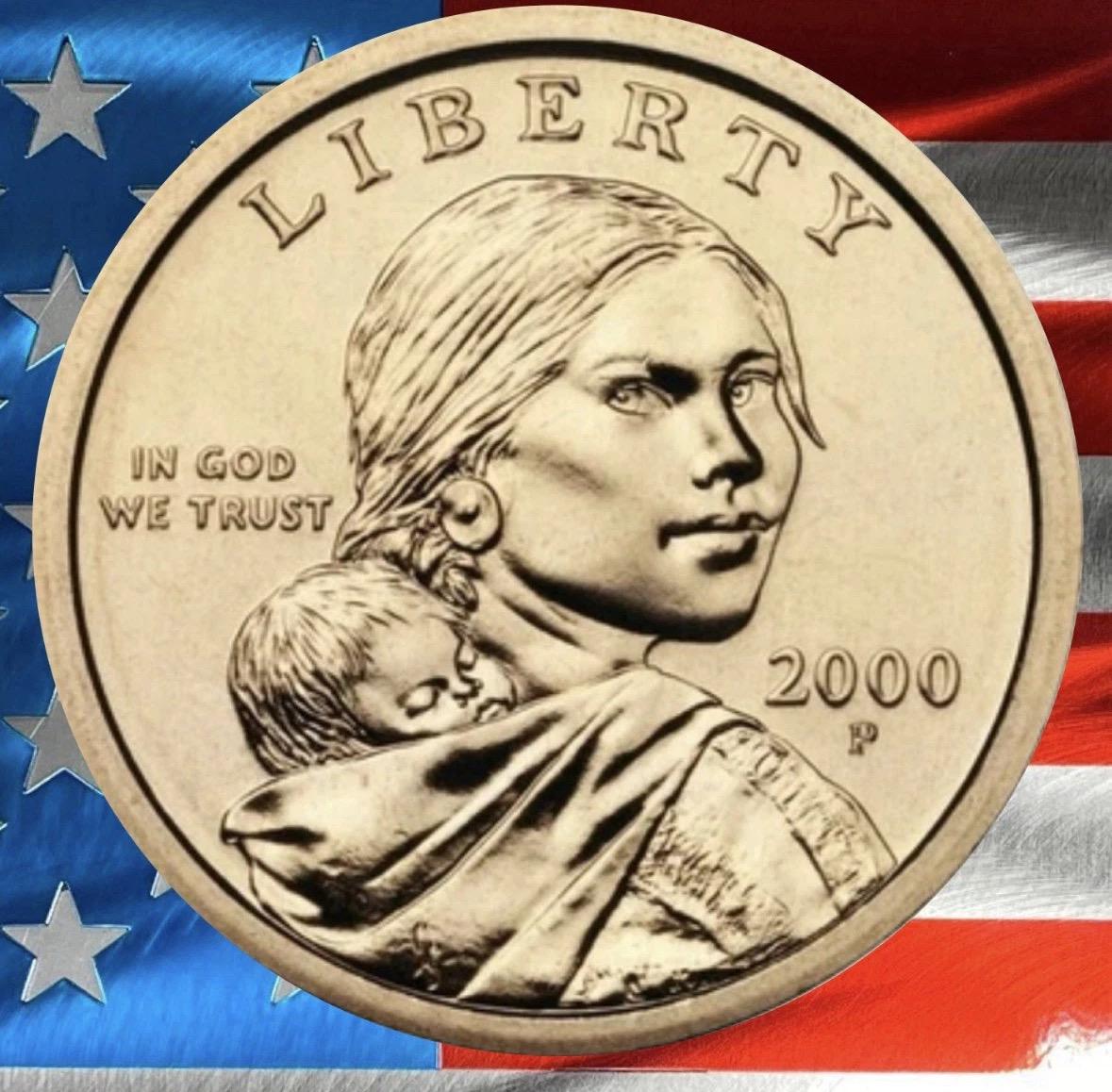 2000 p sacagawea dollar coin - Etsy 日本