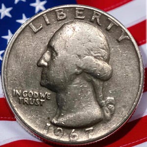 1967 quarter dollar - Etsy 日本