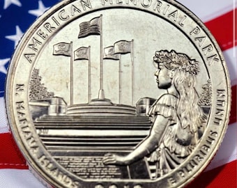 2019 P & D American Memorial Park Quarters | Circulated US Coins | America the Beautiful | Northern Mariana Islands | Collector Set