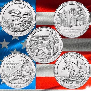 2016 P American the Beautiful National Park Full Quarter Collection