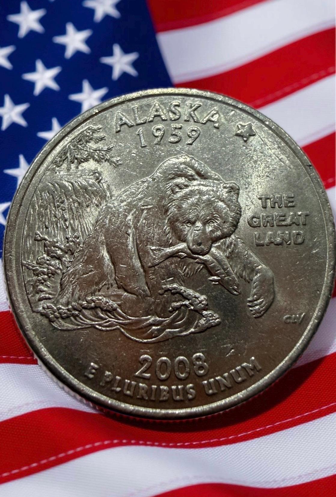 ★１９３０年代＊アメリカ軍＊アラスカ準州ペンダントTOP（実物） ☆1930年代＊アメリカ軍＊アラスカ準州ペンダントTOP（実物