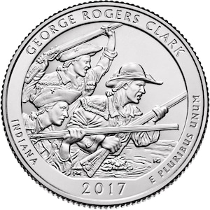 2017  P & D George Rogers Clark National Historical circulated