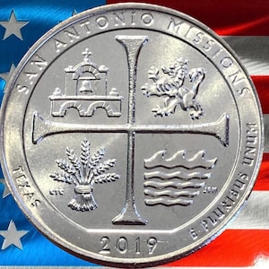 2019  P & D  San Antonio Missions National Historical Park circulated