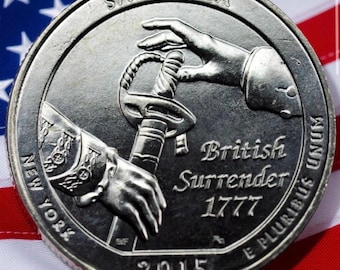 2015 P & D Saratoga National Historical Park Quarter circulated