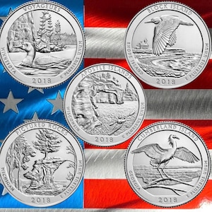 2018 P American the Beautiful National Park Full Quarter Collection