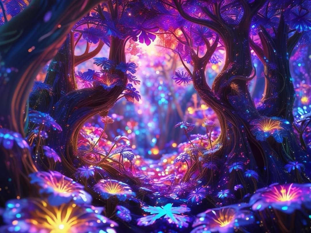 Kaleidoscope Forest – 1000 Piece Fantasy Jigsaw Puzzle - Etsy