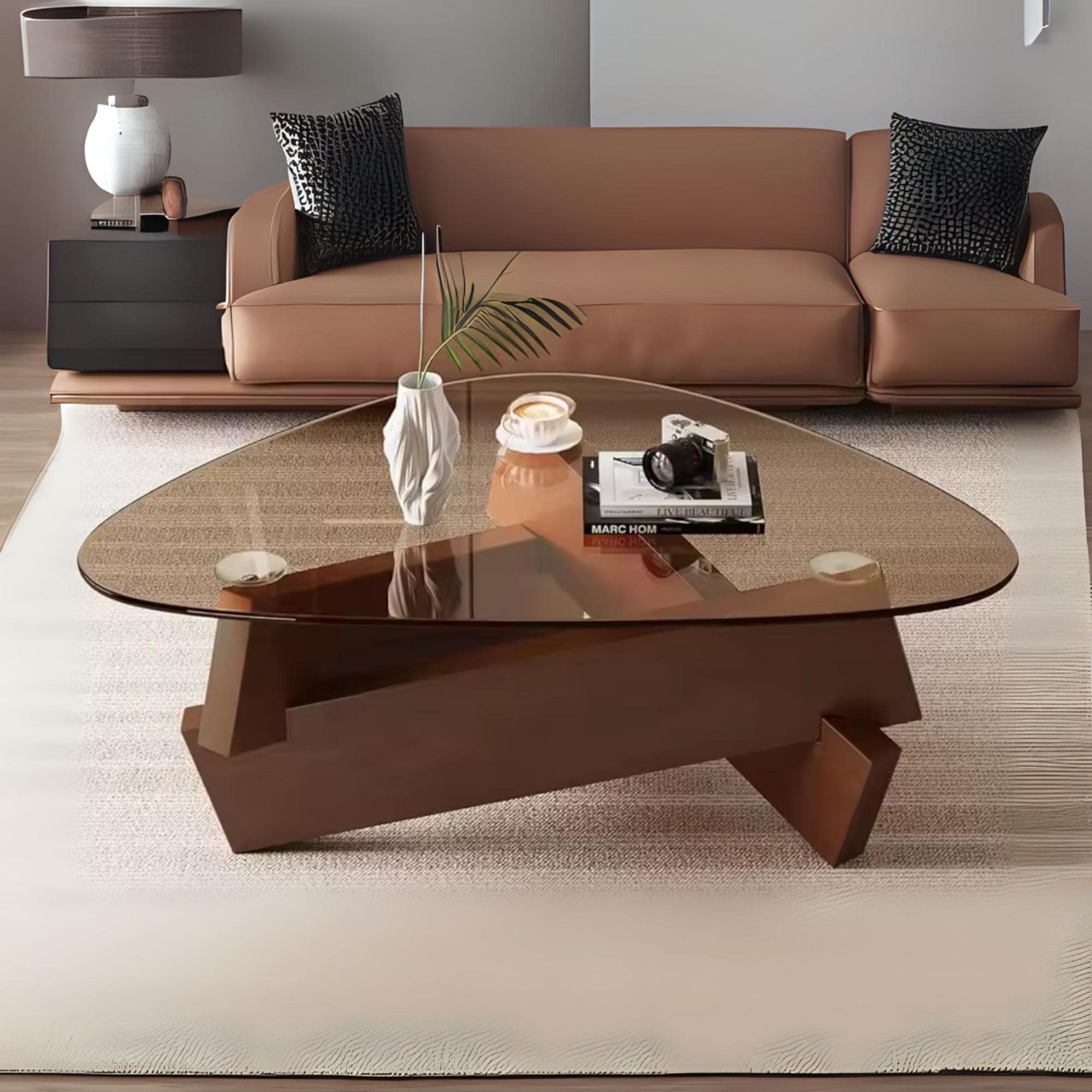 Glass Top Table ミットセンチュリー ICHIBA ミッドセンチュリー ローテーブル センターテーブル 棚
