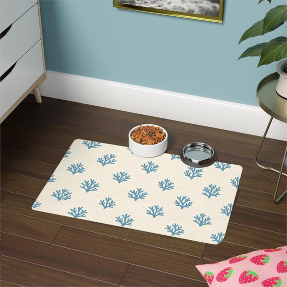 Stylish Pet Food Mat, Dog Bowl Mat, Cat Food Mat, Decorative
