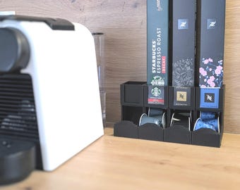 Capsule dispenser with coffee type display — Nespresso Dispenser