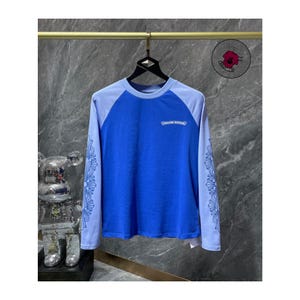 Langarm-Shirt Chrome Hearts Edition Unisex Mode Grafik T-Shirt Stylish Top Statement Wear