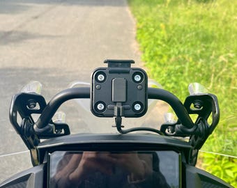 GPS Navigation Bar Mount compatible with Garmin Zumo XT/XT2 - Pancake