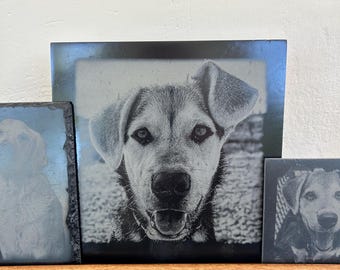 Custom Image Engraved Keepsake Slate Tile | VIGO