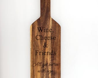 Custom Engraved Bottle-Shaped Serving & Cutting Board –40x13 | CHANEL