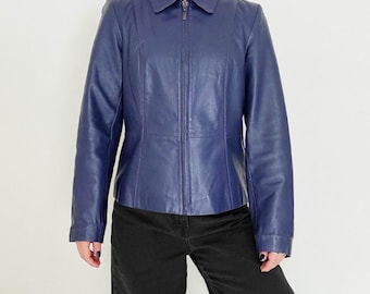 Vintage Faux Suede Jacket Collezioni Italia Jacket Zip up Crest