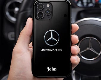 Personalized Mercedes AMG Phone Case, Custom Car Enthusiast Gift, iPhone Galaxy Protection